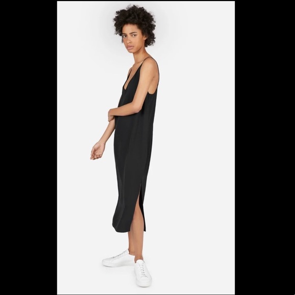 Everlane Dresses & Skirts - Everlane Slip Dress Japanese Go Weave Black Sz 0 /Small